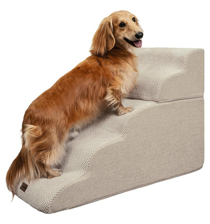 Made4Pets Dog Stairs and Ramp for Bed 3-5 Step Non-Slip Pet Stairs Suitable for High Bed Climbing Universal Design for Dogs and Cats Outdoorfun - Home