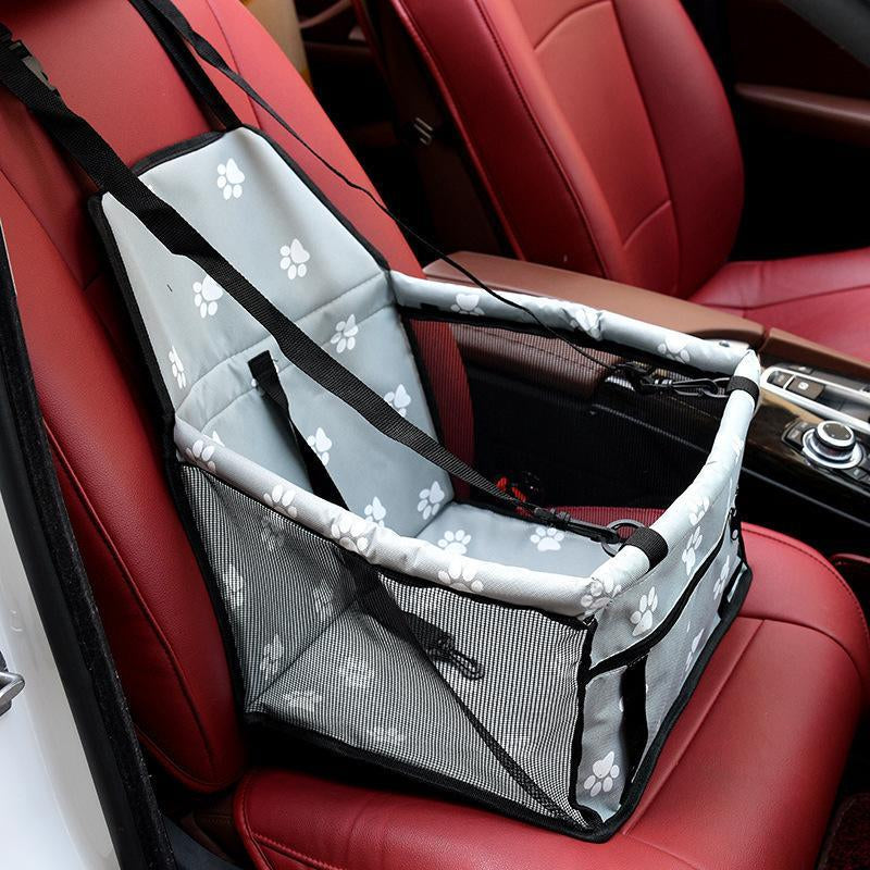 Pet Car Seat, Adjustable Pet Car Seat with Safety Leash, Pet Carrier for Small Dogs & Cats, Car Travel Accessories for Pet Owners